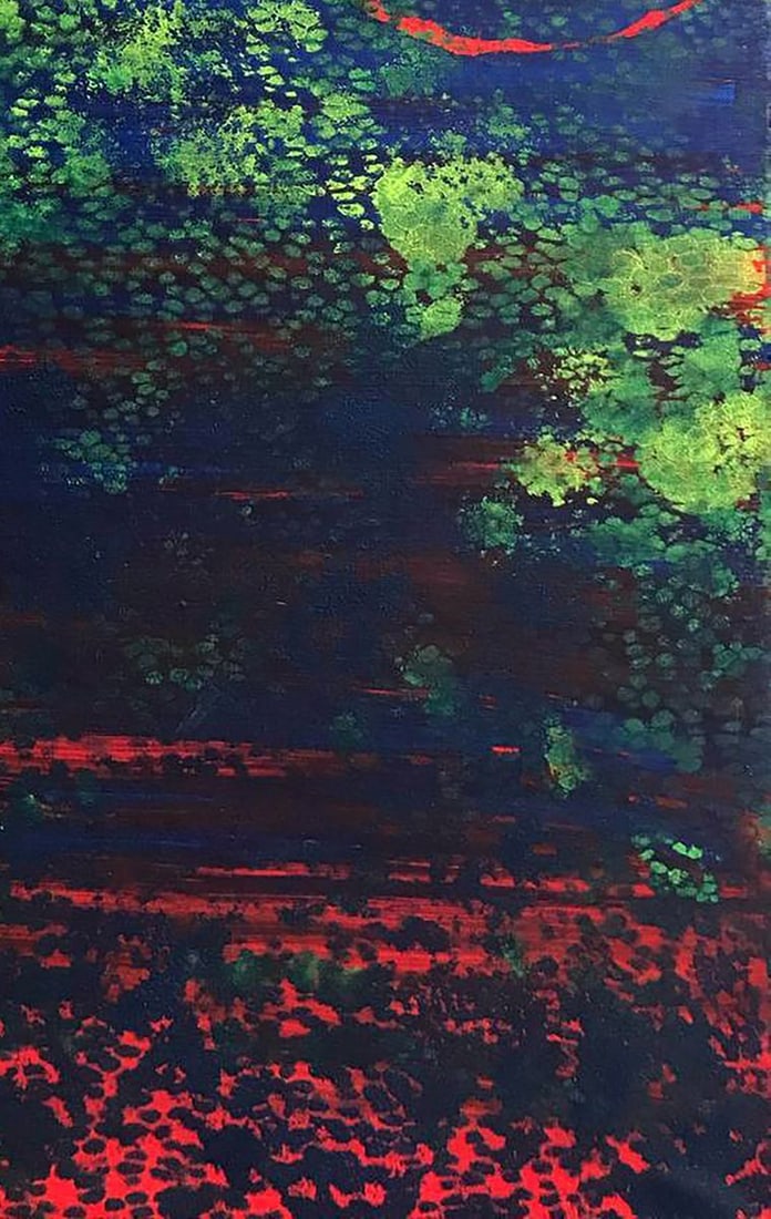 Acrylic painting Bright night Melezhik Olga - 7