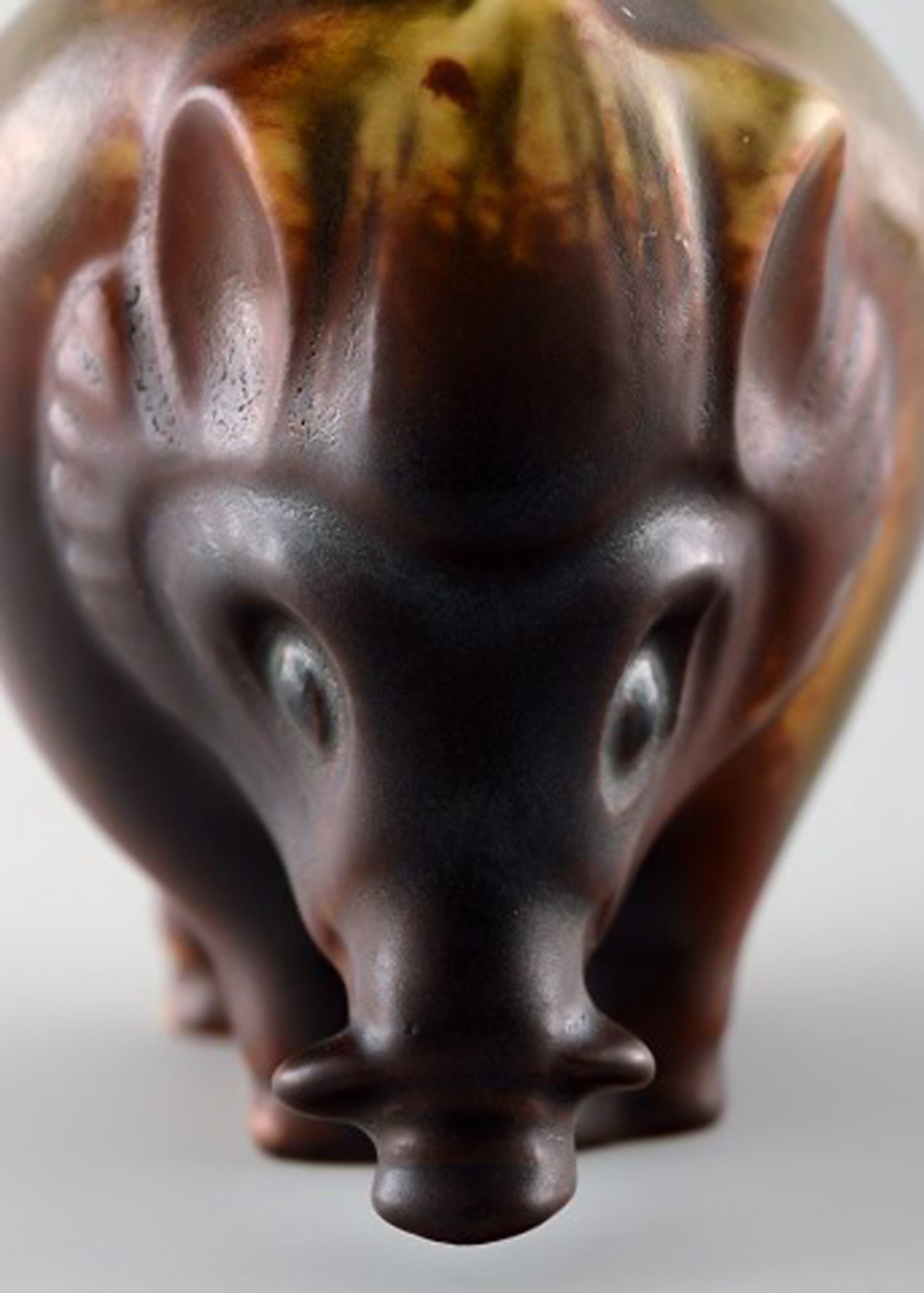 Gosta Grahs for Rorstrand, young wild boar, ceramics. - 6