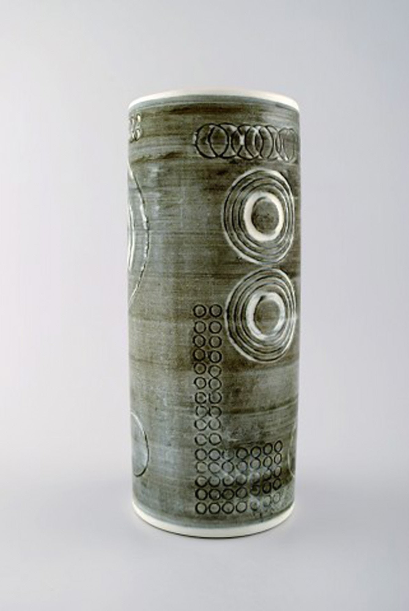 Retro vase "Sarek", stoneware, Olle Alberius, Rorstrand. 1960 / 70 s. - 3