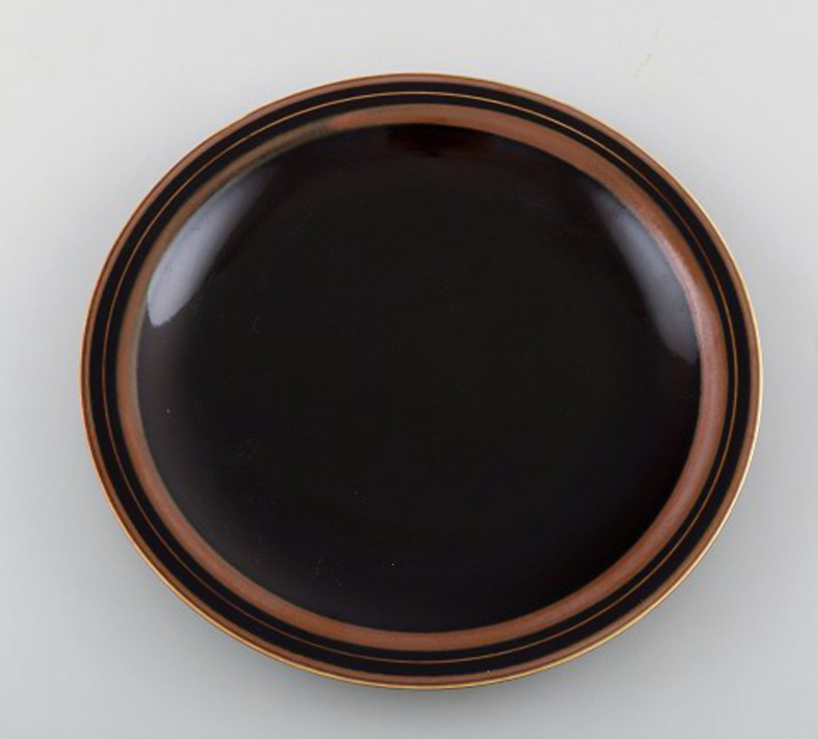 Carl-Harry Stålhane for Rorstrand. Set of four "Viking" teacups with saucers and four plates. - 6