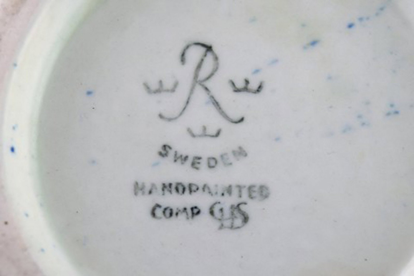 Carl-Harry Stålhane for Rorstrand / Rørstrand. Vase in glazed ceramics. Hand painted farmer motif. - 6