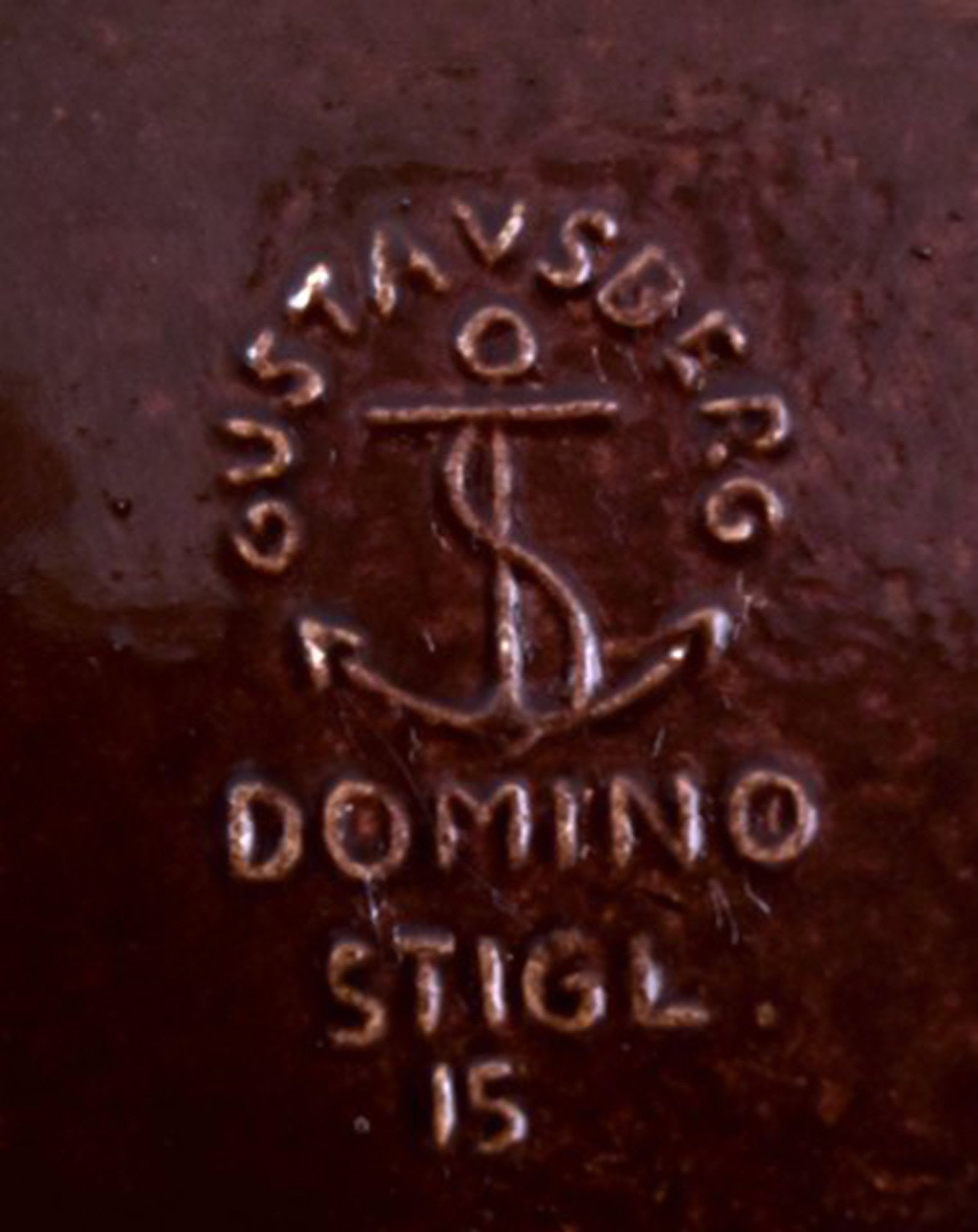 Stig Lindberg, Gustavsberg, "Domino" dish in ceramics. - 6