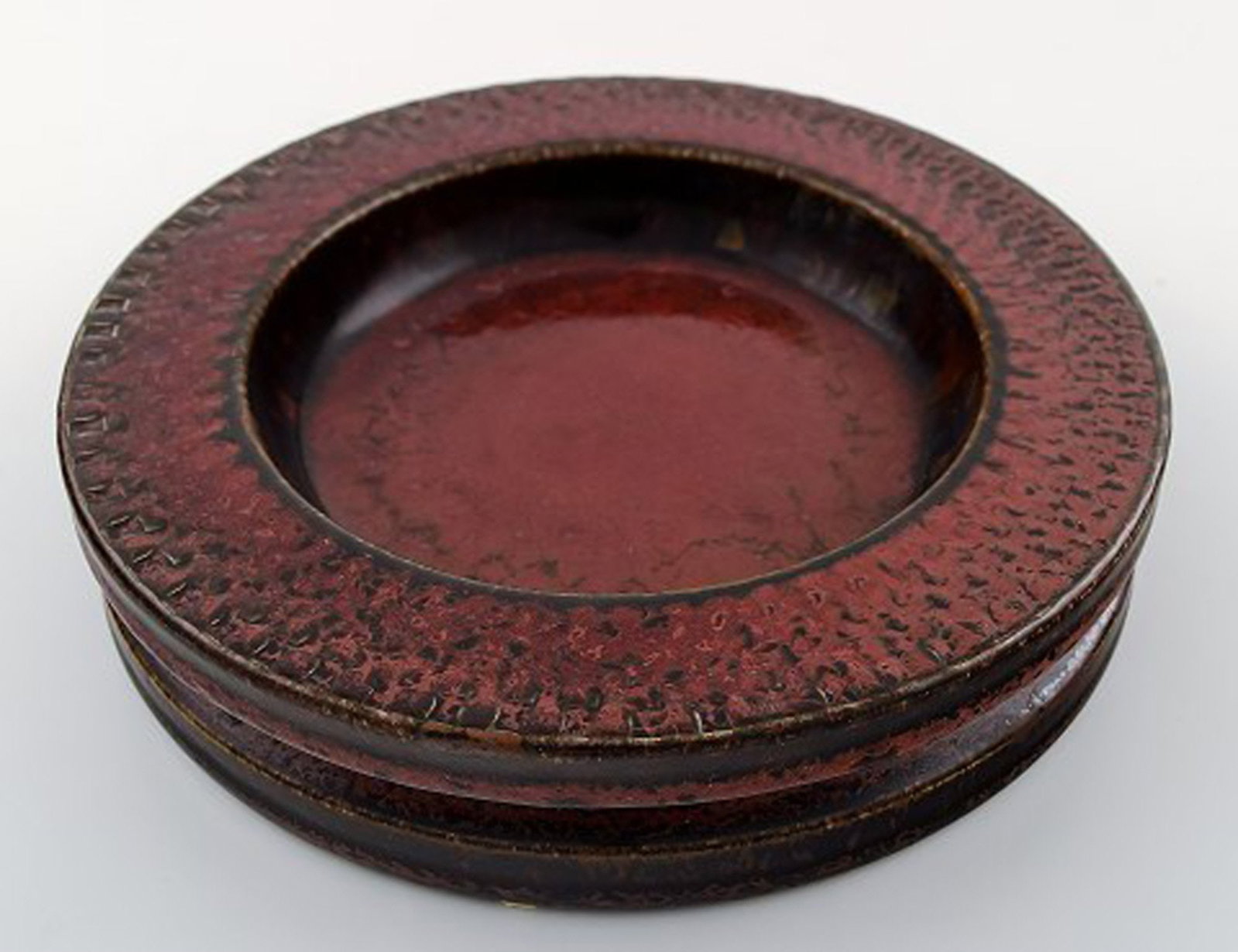 Stig Lindberg (1916-1982), Gustavsberg Studio ceramic dish. - 3