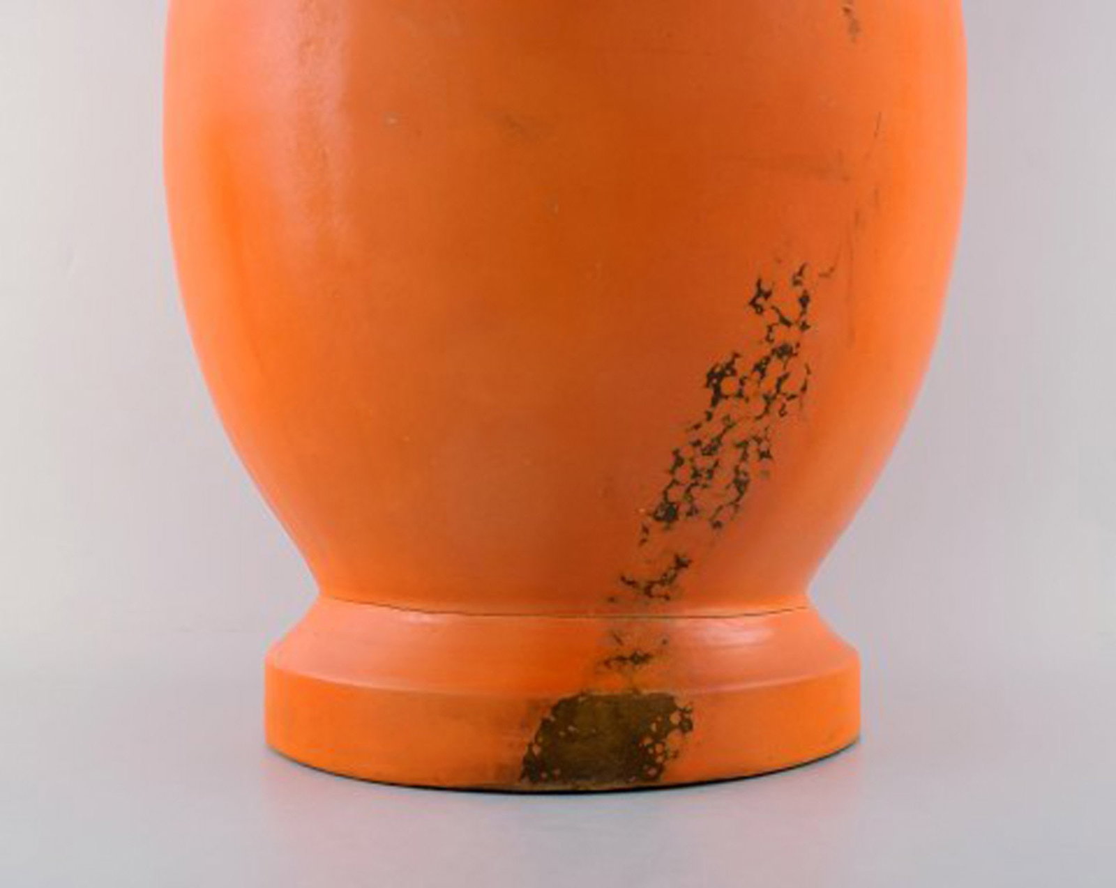 Svend Hammershøi for Kahler, HAK. Colossal floor vase in glazed stoneware. - 7
