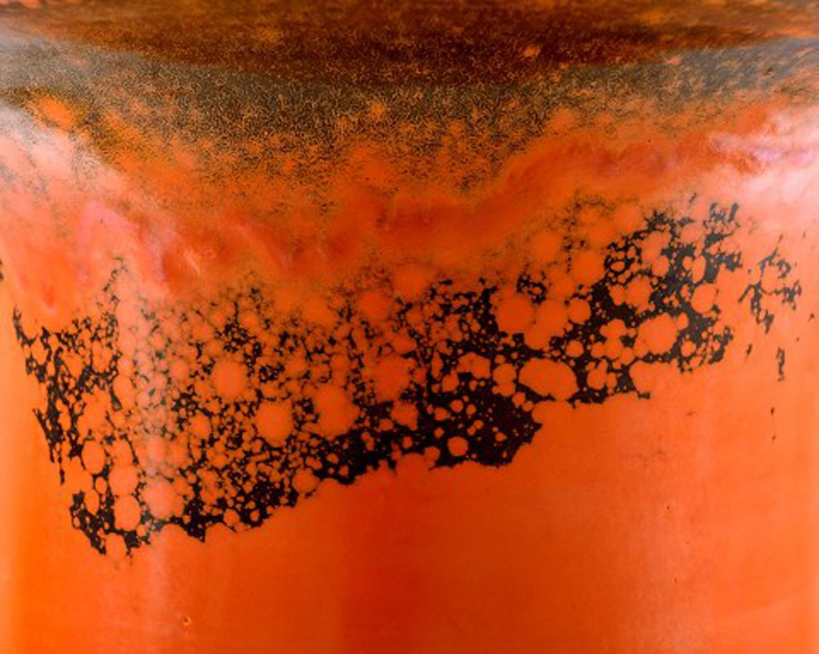 Svend Hammershøi for Kahler, HAK. Colossal floor vase in glazed stoneware. - 8