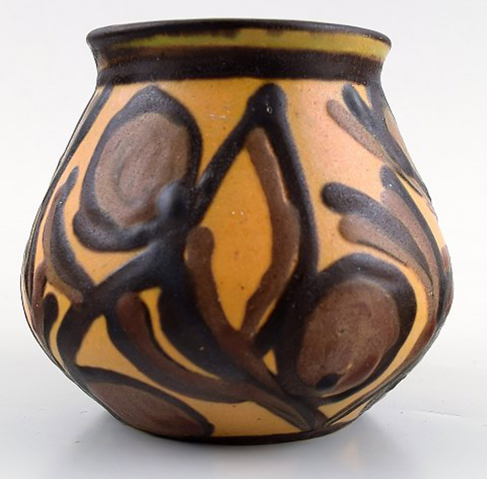 Kahler, HAK, glazed stoneware vase. - 3