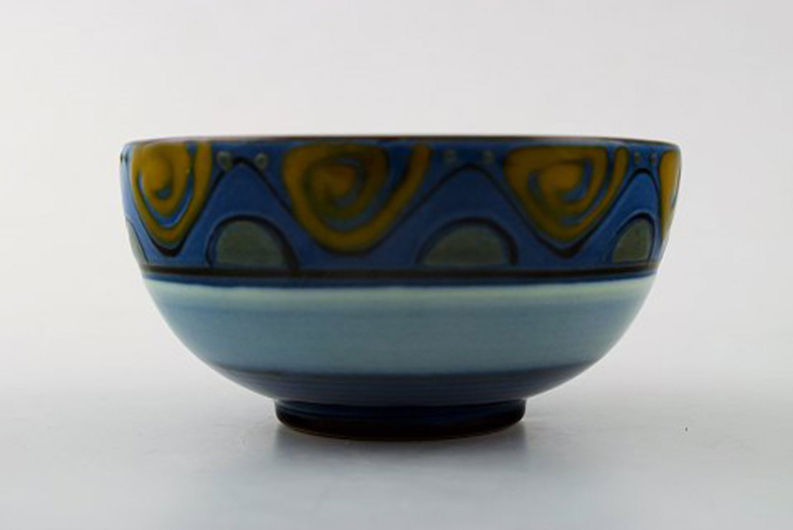 Kahler, Denmark, glazed stoneware bowl. - 3
