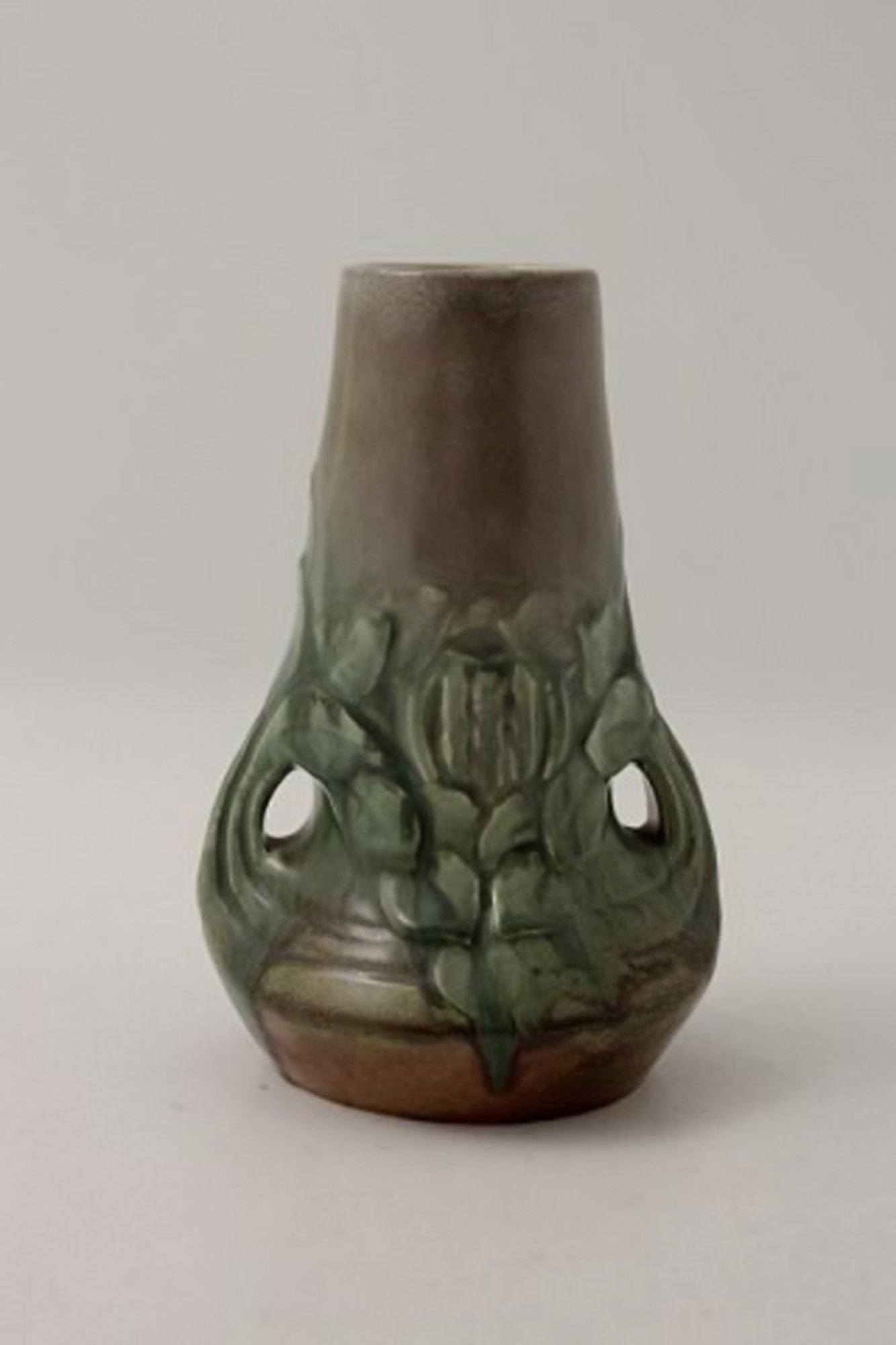 Hoganas Art Nouveau ceramic vase. - 2