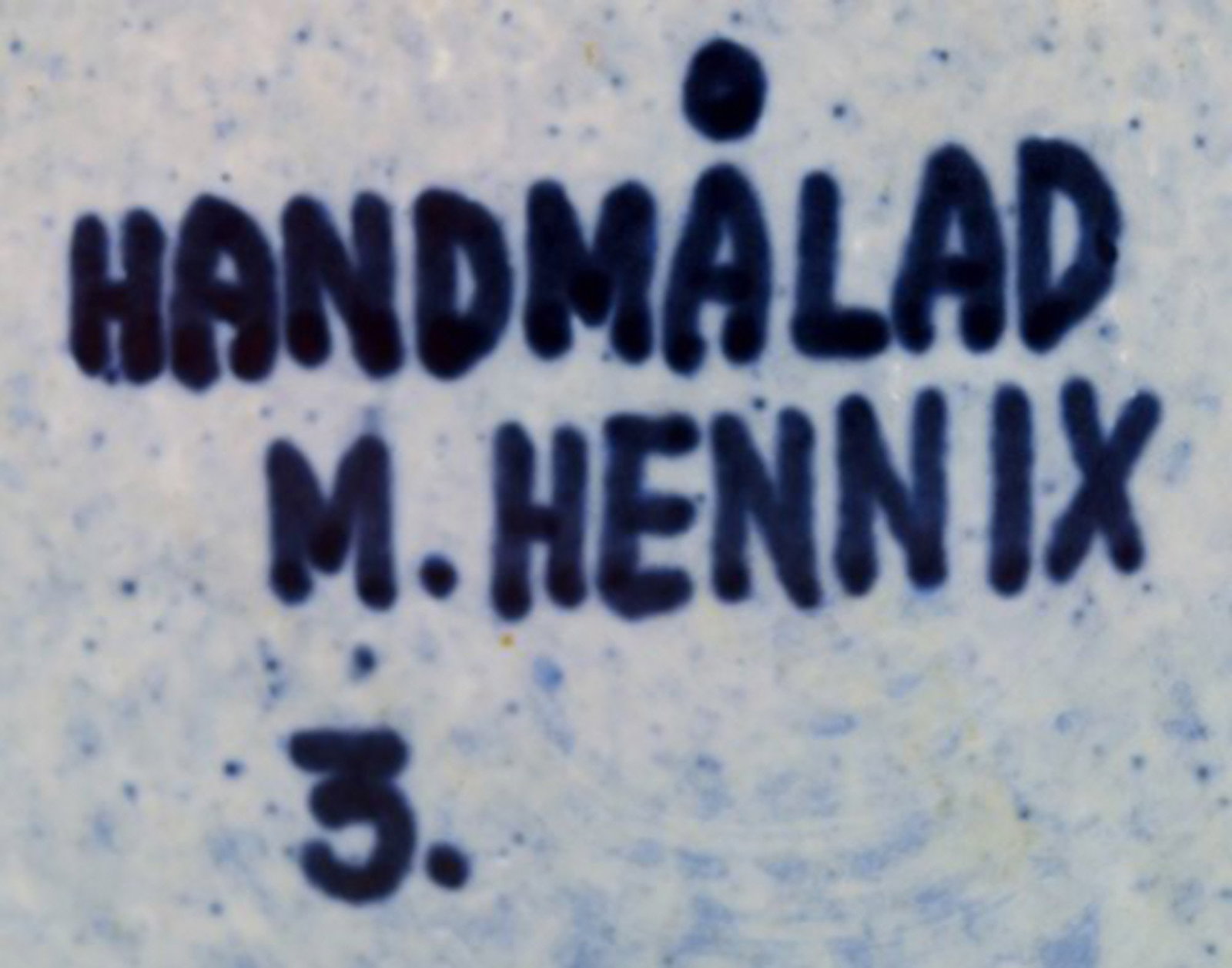 Margareta HenniX (born 1941) for Gustavberg. - 8