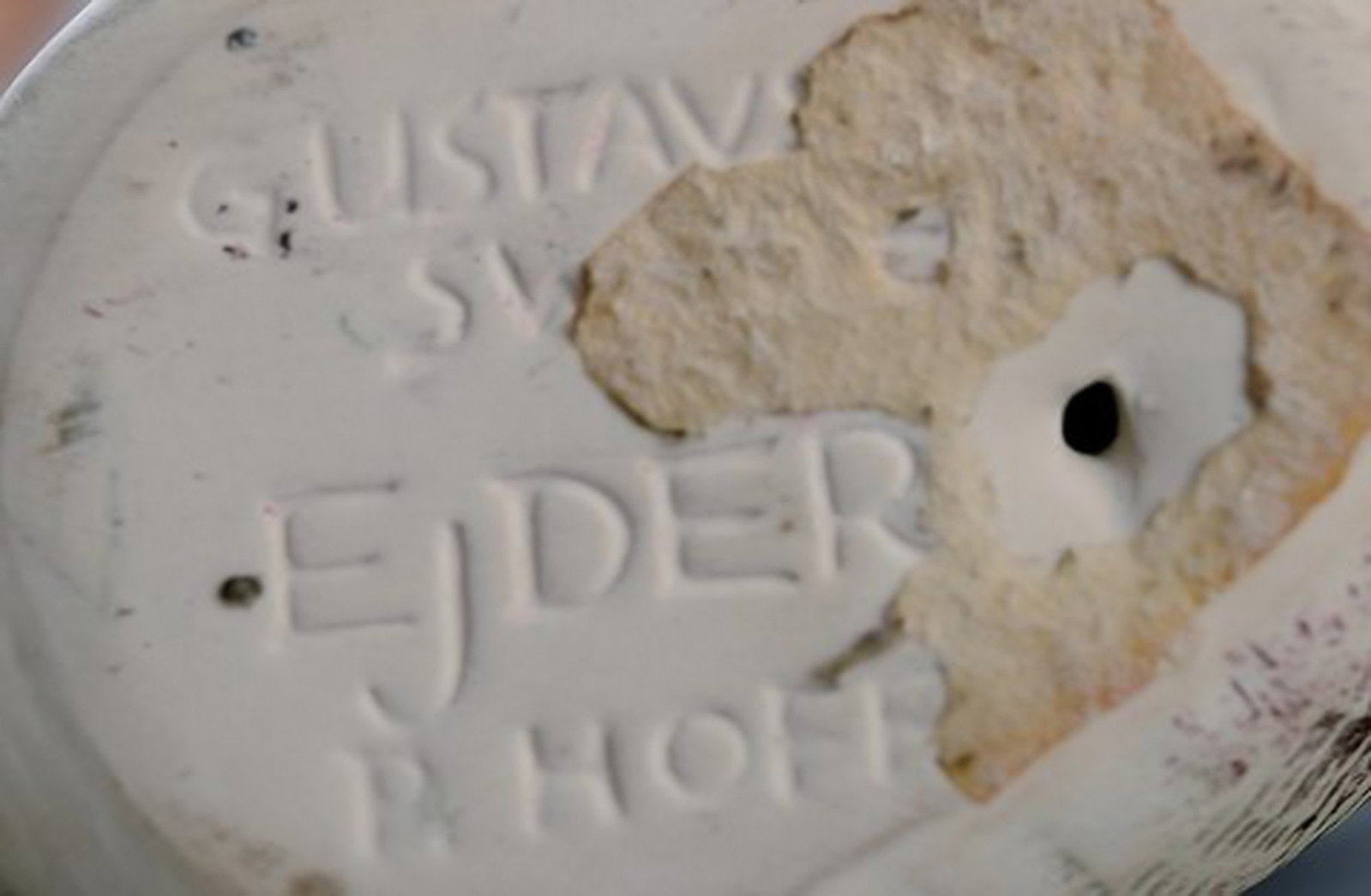 Paul Hoff for Gustavsberg, eider duck in stoneware. - 6