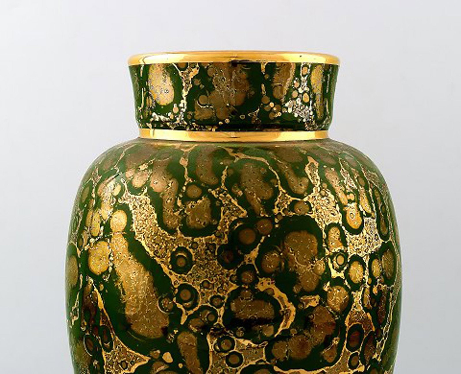 Sevres, France, a pair of Art Deco pottery vases. - 6