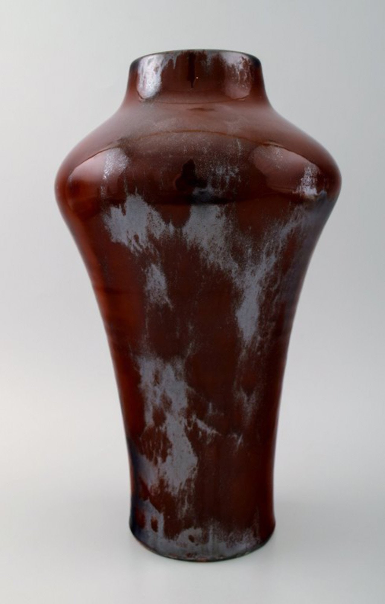 Large and impressive Kahler, luster glaze pottery vase, Karl Hansen Reistrup. (1 of 8)