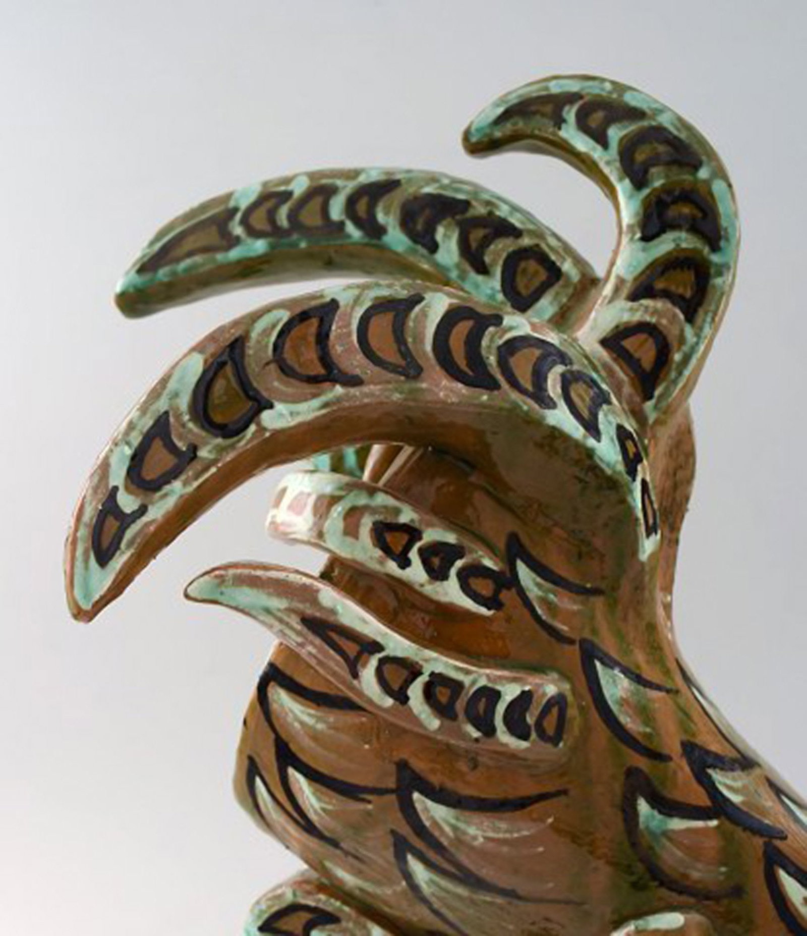 Helge Christoffersen Large unique figure of rooster. - 8