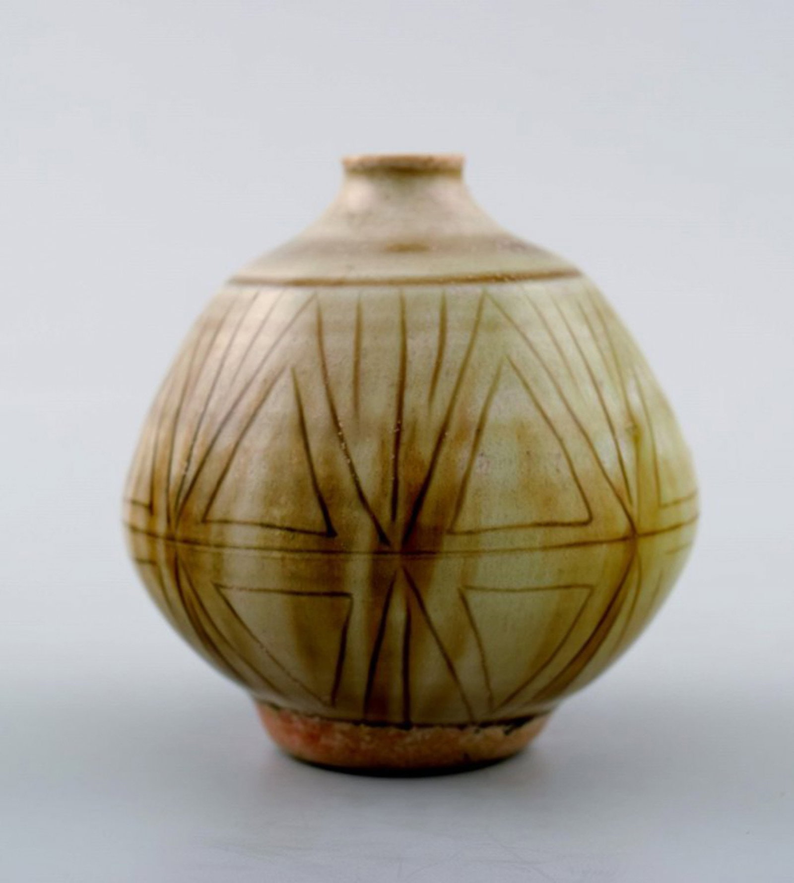 Ceramic vase Hoganas, Signed, John Andersson. (1 of 6)