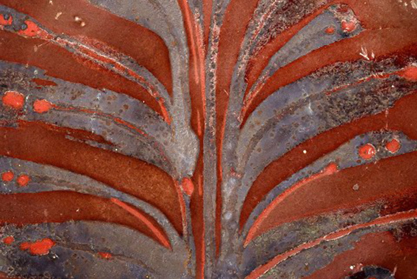 Robin Hopper, English / Canadian ceramist. Ceramic dish in luster glaze. - 6