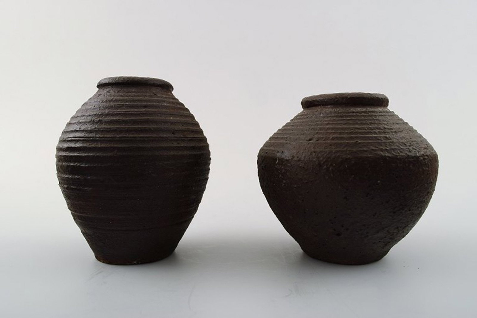 Danish ceramist. Two ceramic vases. - 2