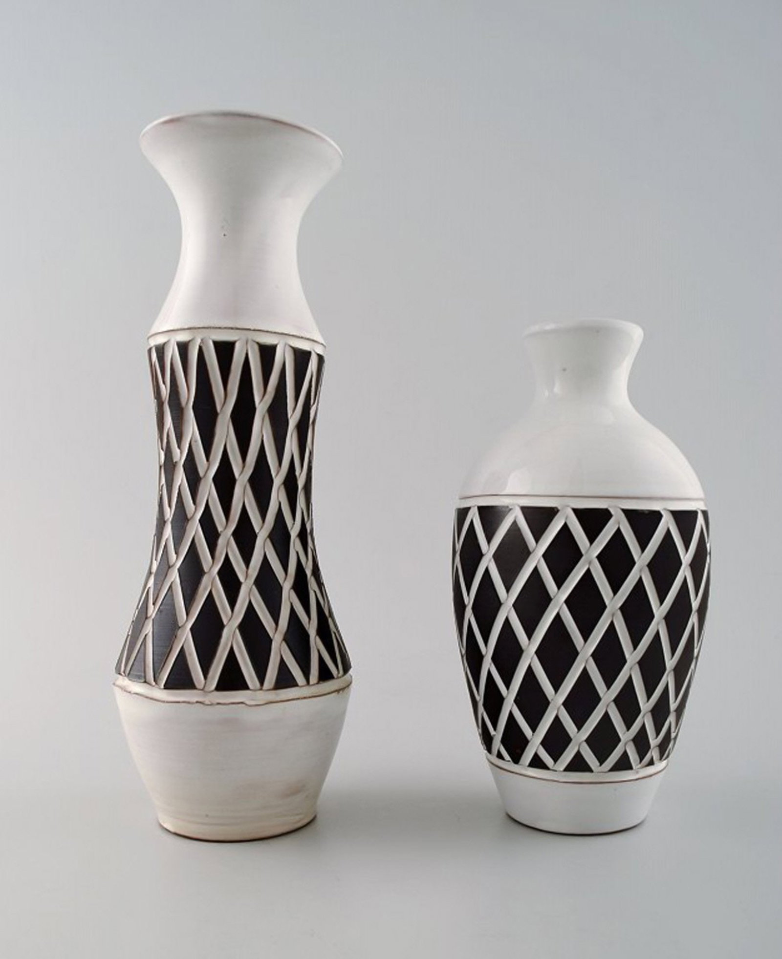 Two Gabriel, Sweden ceramic vases. - 2