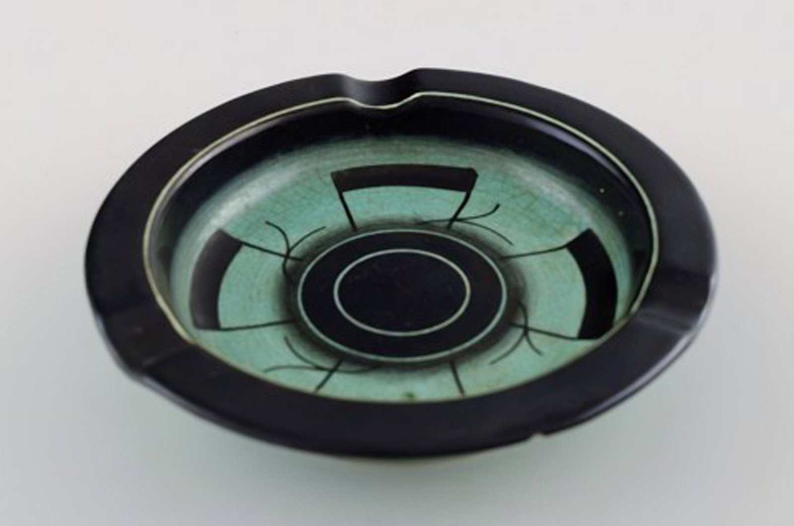 Josef Ekberg for Gustavsberg 4 Art Deco bowl dishes. - 5