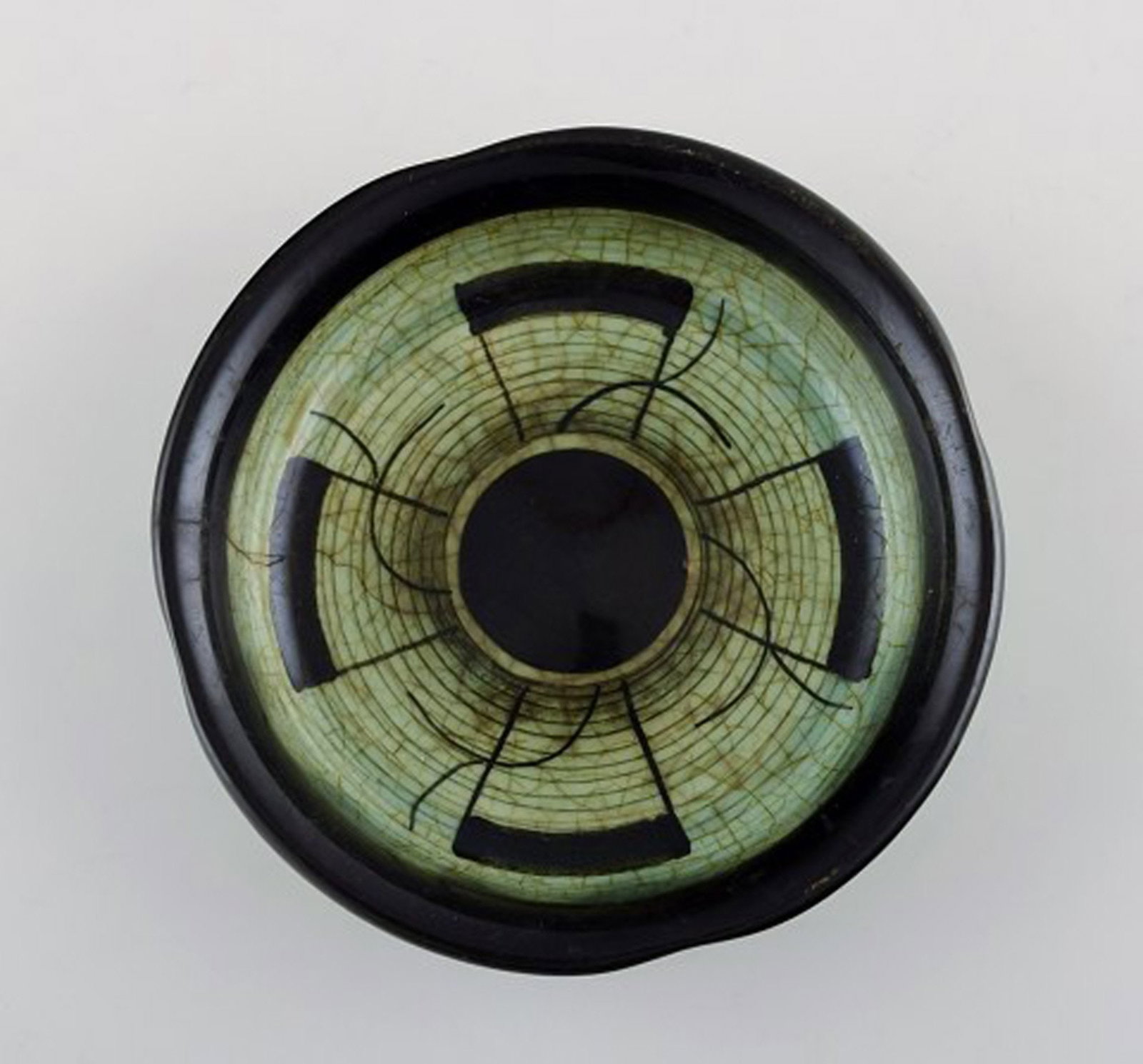 Josef Ekberg for Gustavsberg 4 Art Deco bowl dishes. - 7