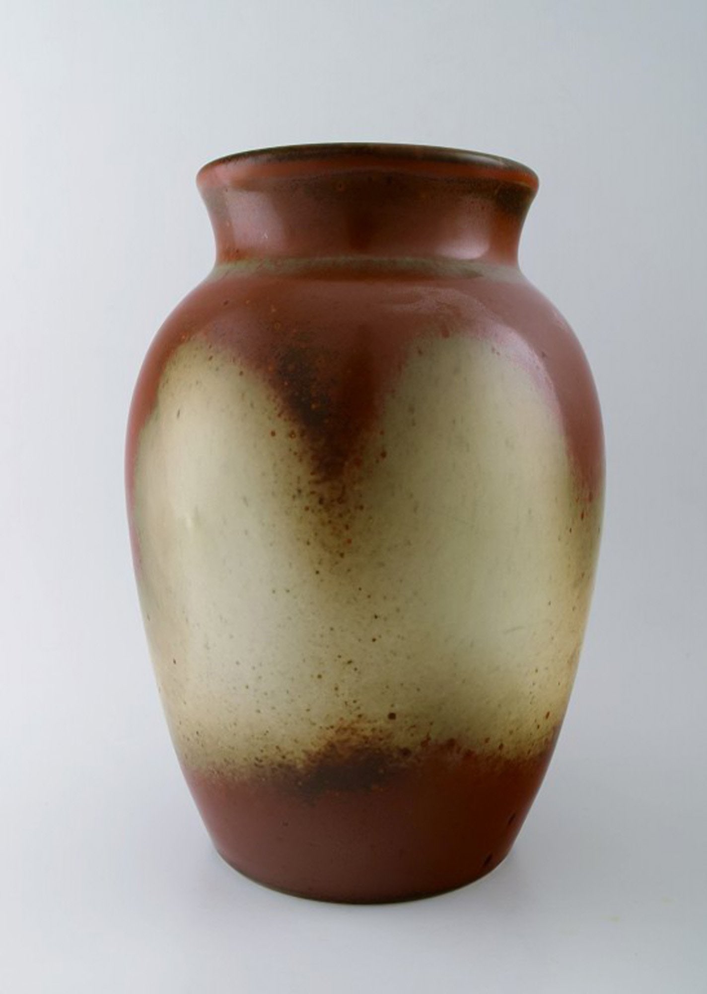 B&G, Bing & Grondahl, presumably Valdemar Pedersen stoneware vase. (1 of 8)