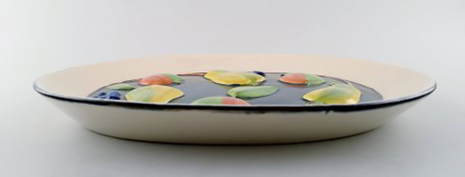 TIMO SARVIMaKI for the Design House. Large dish with fruits. Sweden 1960 s. - 4