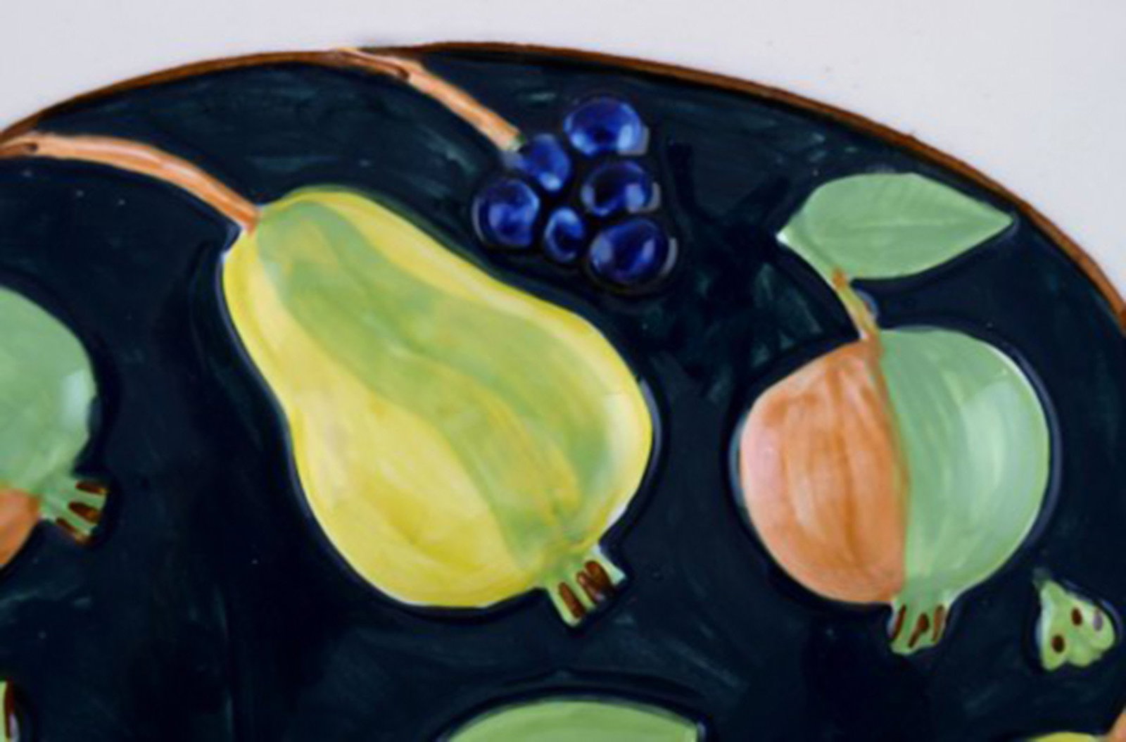 TIMO SARVIMaKI for the Design House. Large dish with fruits. Sweden 1960 s. - 5