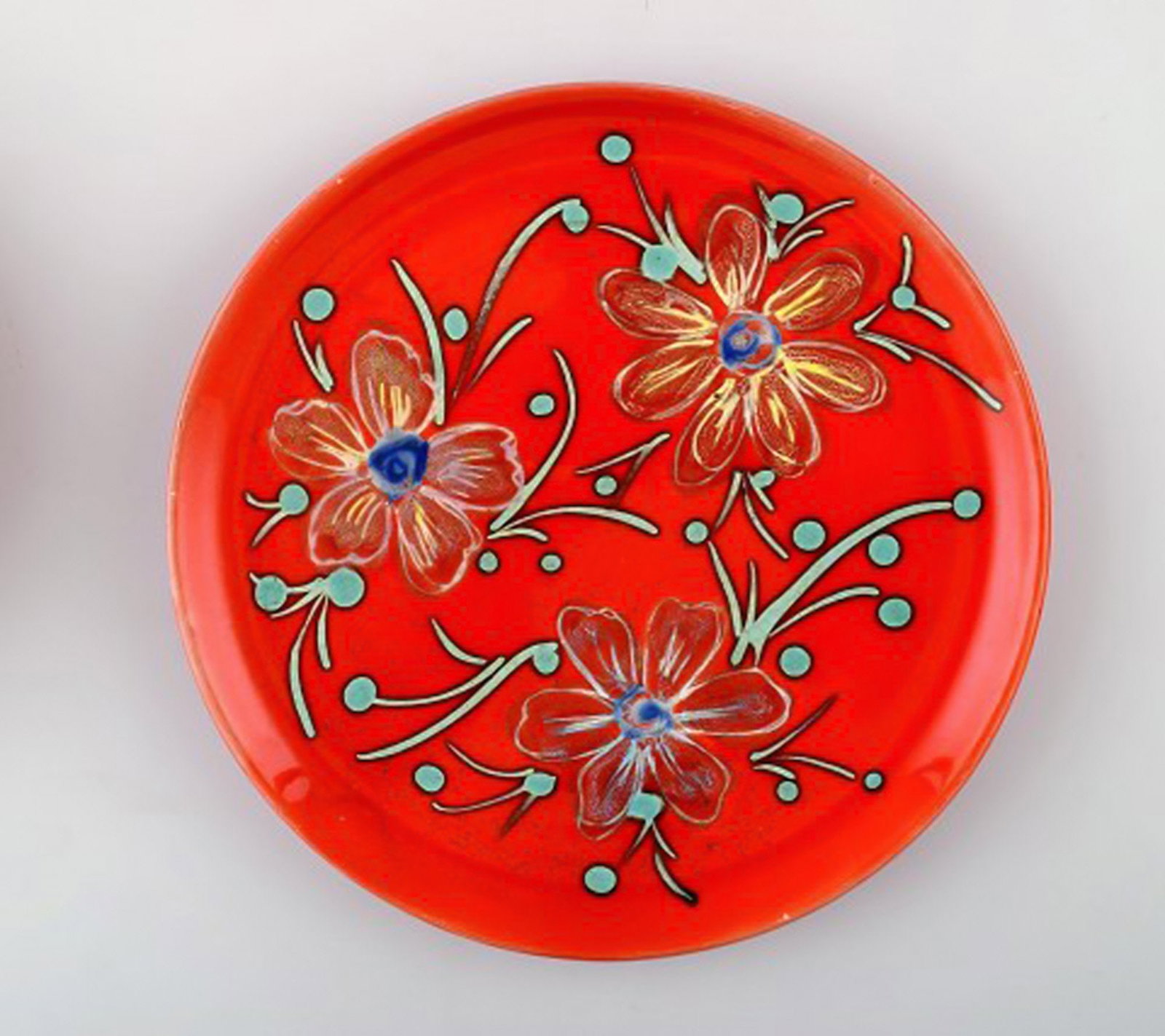 Vallauris, France. Vodka / Lemonade / Sangria-set for four. Hand painted, unique. - 7