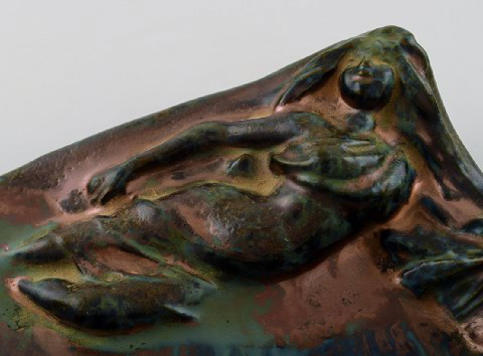 Jens Petersen (1890-1956) Dish "Ødda, 1933" in ceramics. - 5