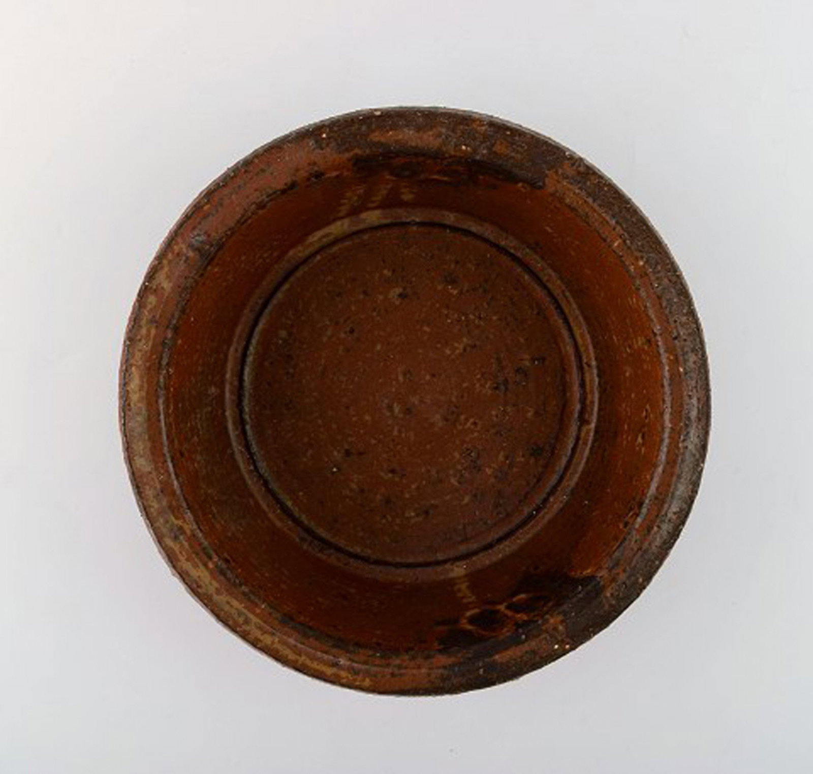 Niels Oluf 'Jeppe' Thorkelin-Eriksen (1926-1981). Danish potter. 2 unique bowls in raku burned clay. - 5