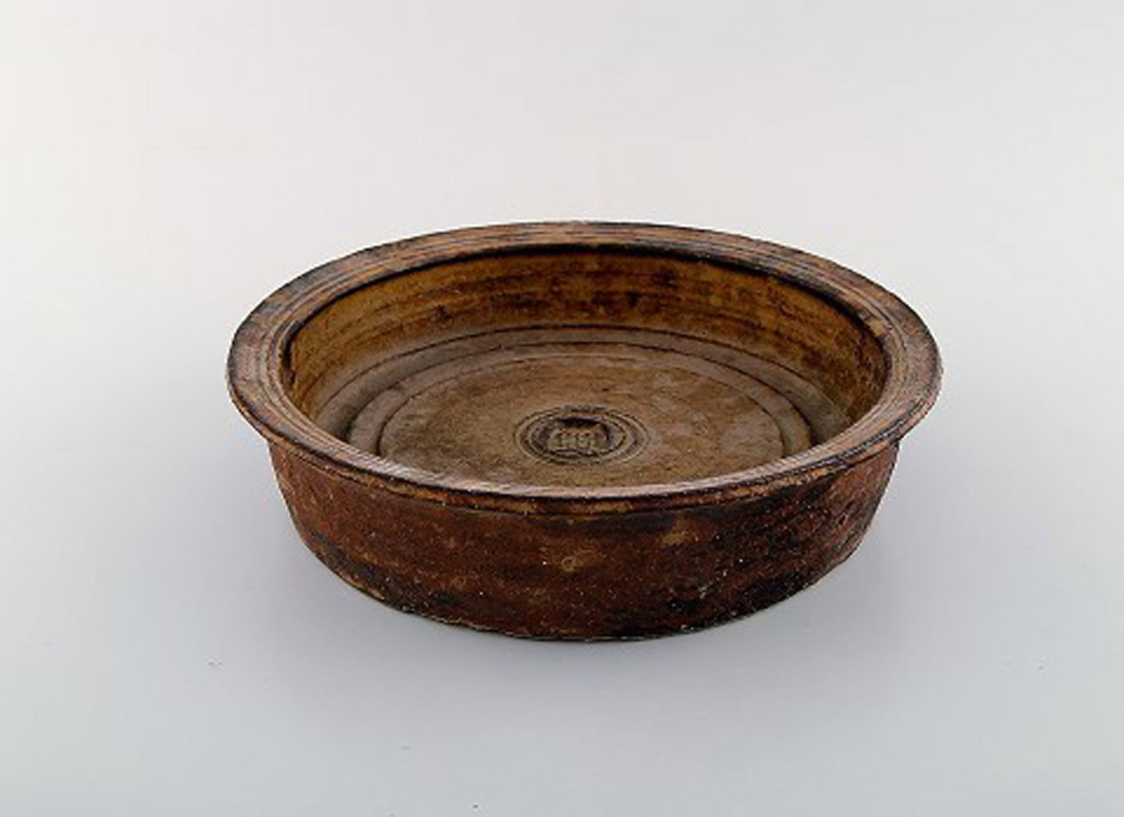 Niels Oluf 'Jeppe' Thorkelin-Eriksen (1926-1981). Danish potter. 2 unique bowls in raku burned clay. - 7