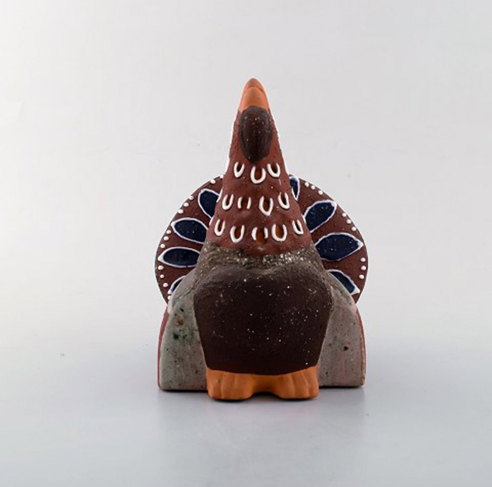 Thomas Nittsjo unique ceramic figure in the form of a bird. Swedish design, 1960's. - 3