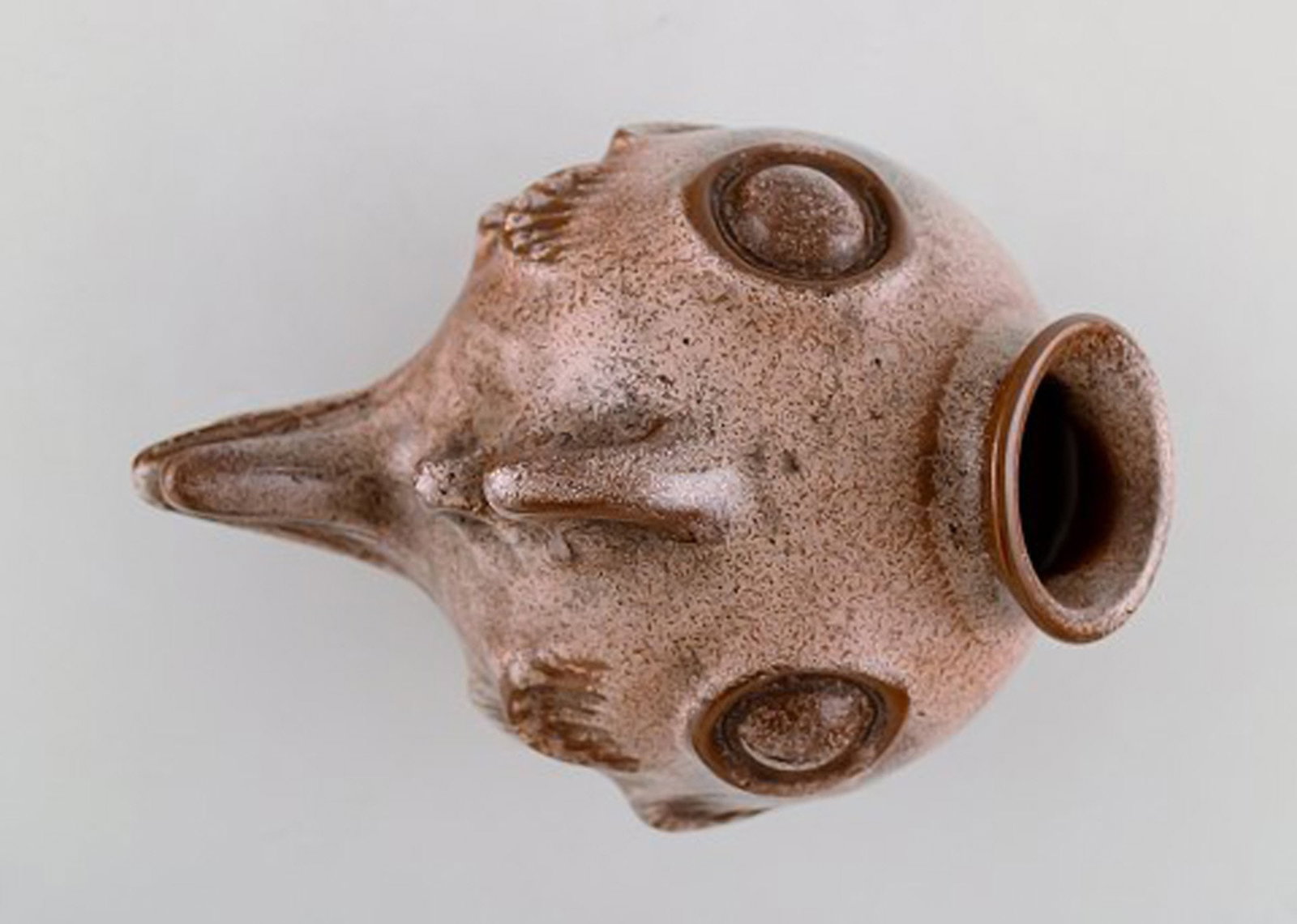 Michael Andersen. Rare fish in glazed ceramics. 1950's. - 5