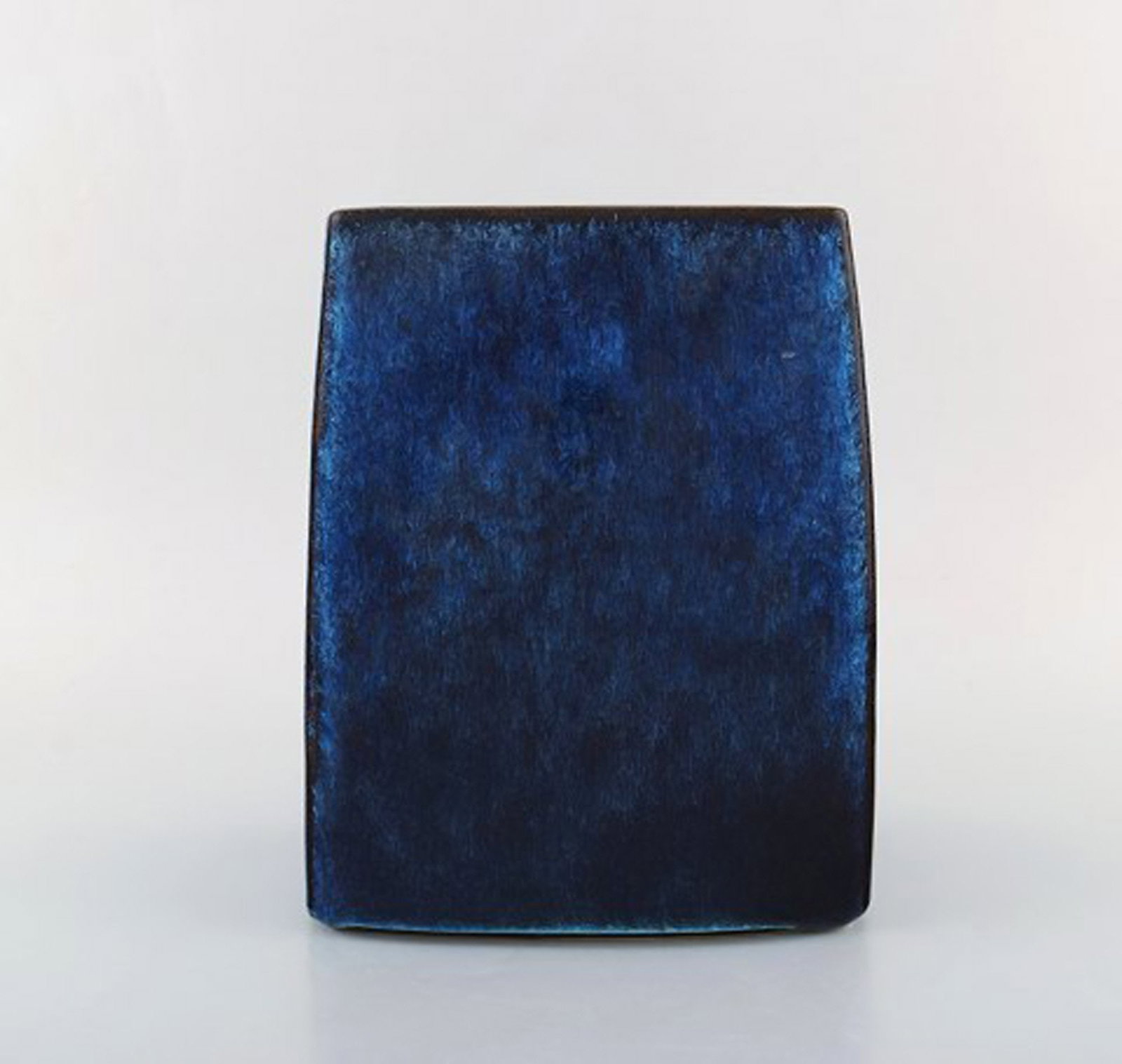Stogo, Denmark. Stylish vase in glazed ceramics. Beautiful glaze in turquoise shades. 1960 / 70's. - 3