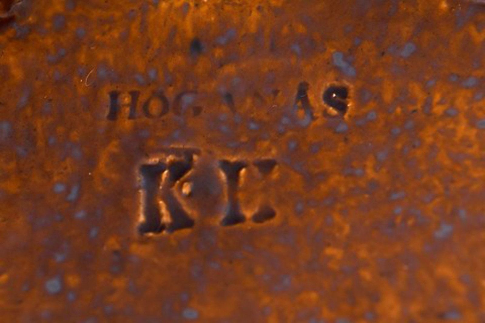 Karl Holst for Hoganas. A pair of antique art nouveau bowls in glazed ceramics. Early 20th century. - 6