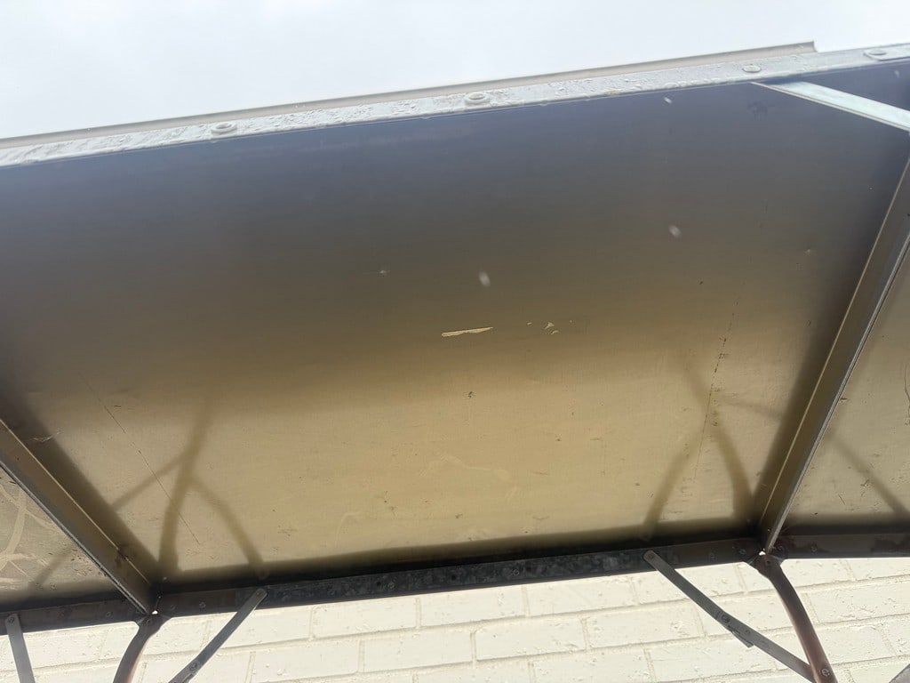 Vintage Military-Style Aluminum Folding Field Table - 2