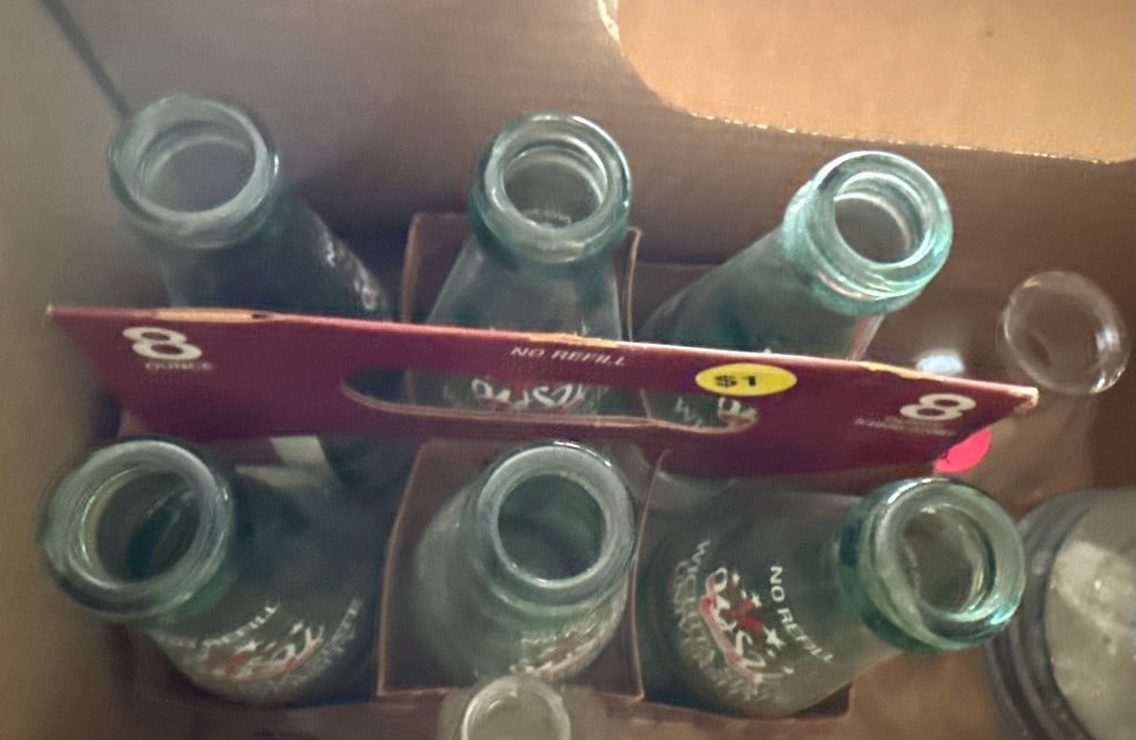 Vintage Dr. Pepper Wichita State University Commemorative Bottles, Set of Six - 2