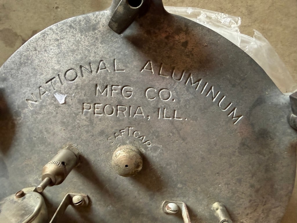 Vintage National Aluminum Mfg Co. "Health" 18 Qt-A Pressure Cooker - 2