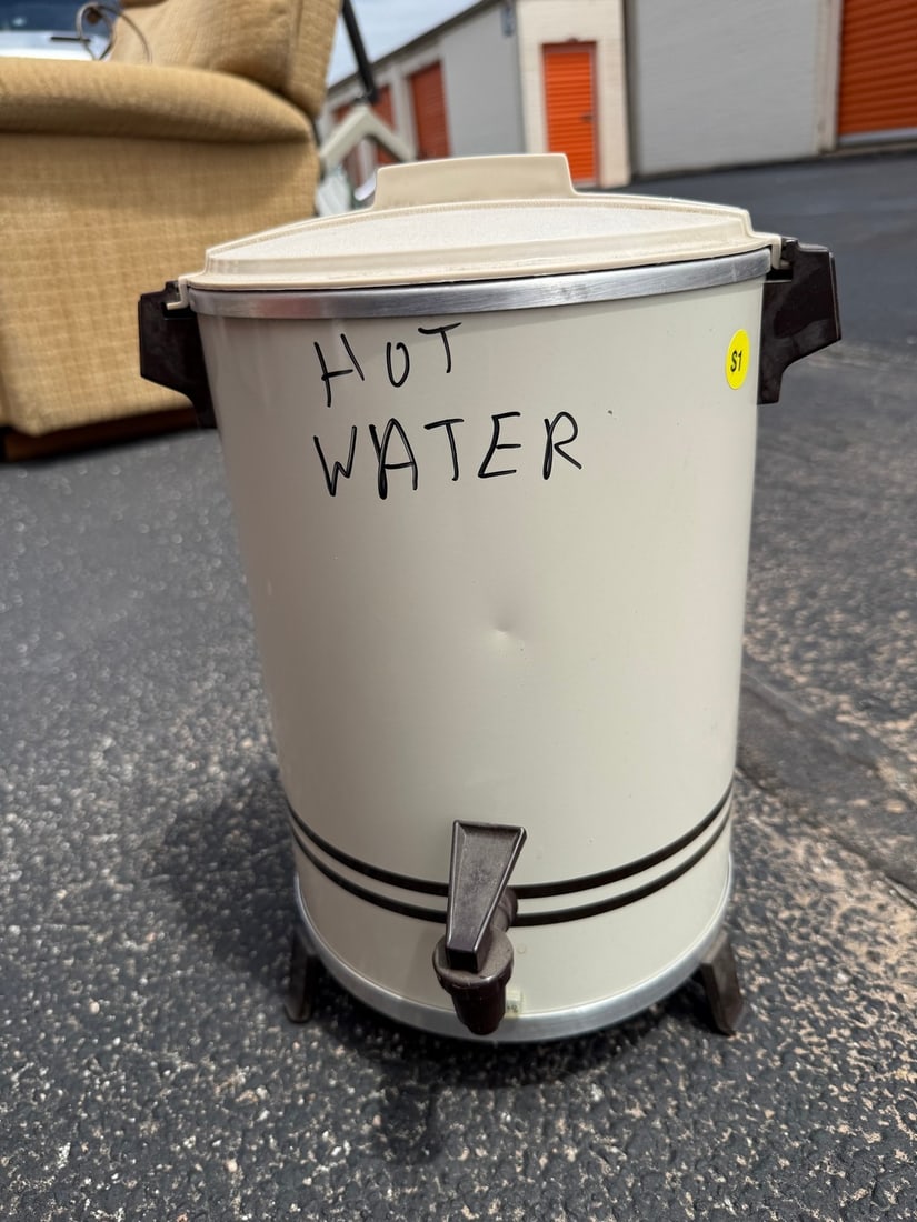 Vintage "Hot Water" Dispenser, Mid-20th Century - 2