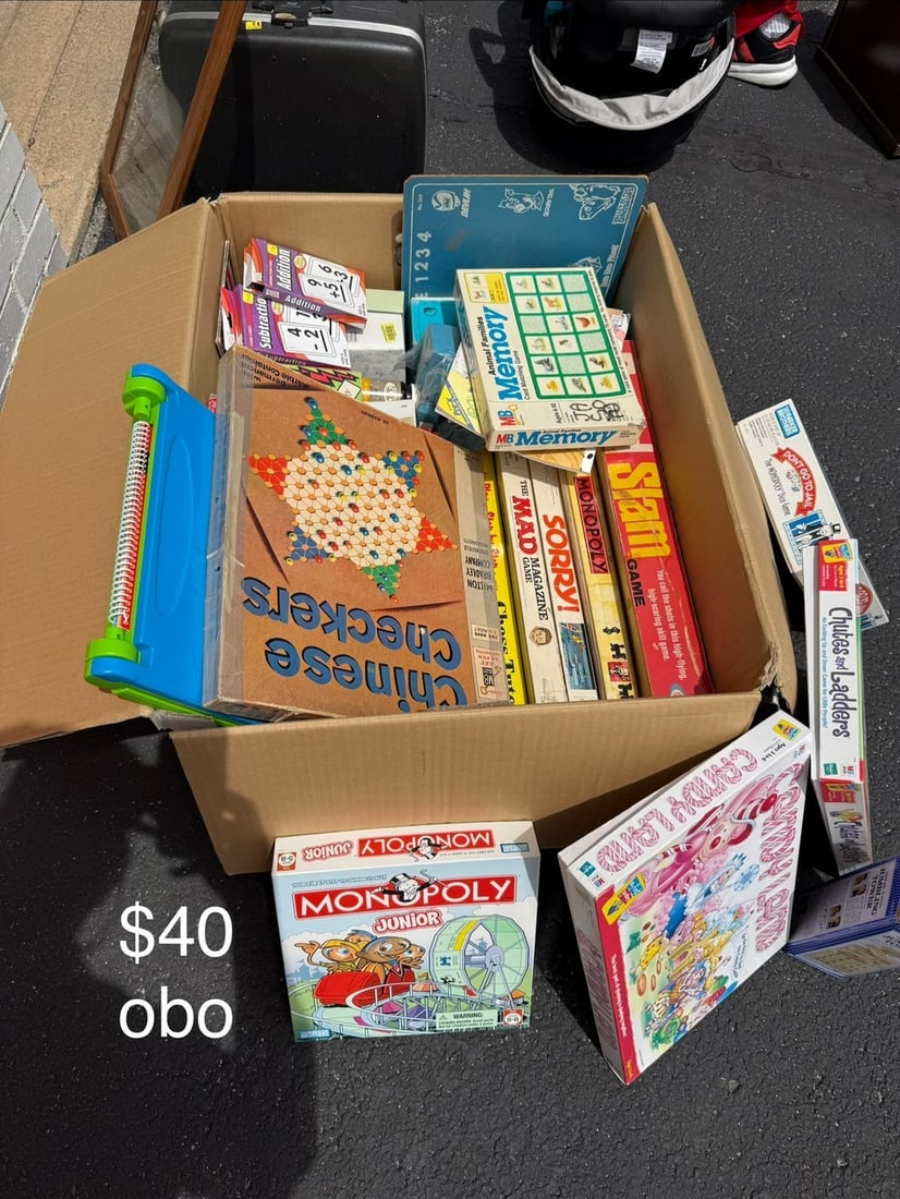 Collection of Assorted Board Games and Children's Educational Toys - 2