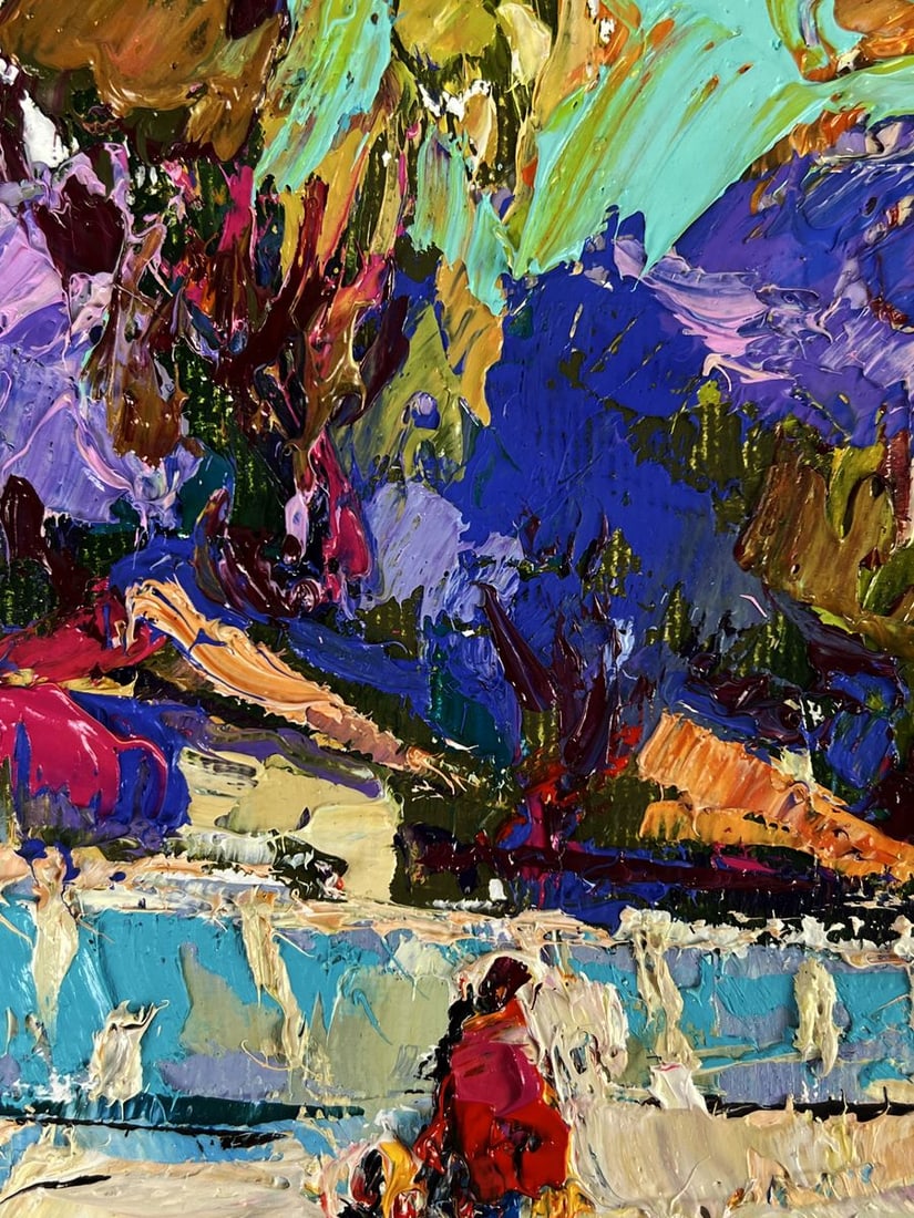 Oil painting Morning Coolness in the Village Oleksiy Ivanyuk - 4