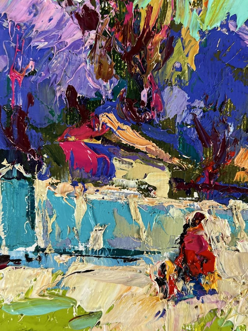 Oil painting Morning Coolness in the Village Oleksiy Ivanyuk - 5
