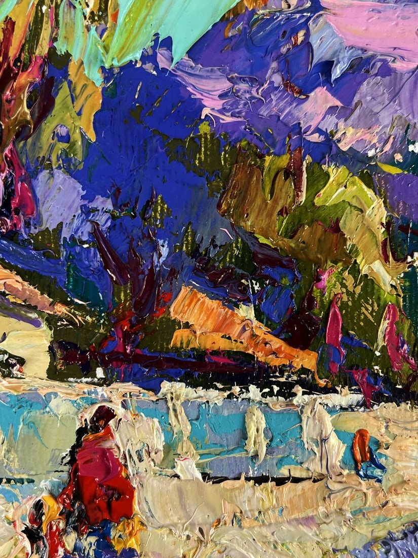 Oil painting Morning Coolness in the Village Oleksiy Ivanyuk - 7