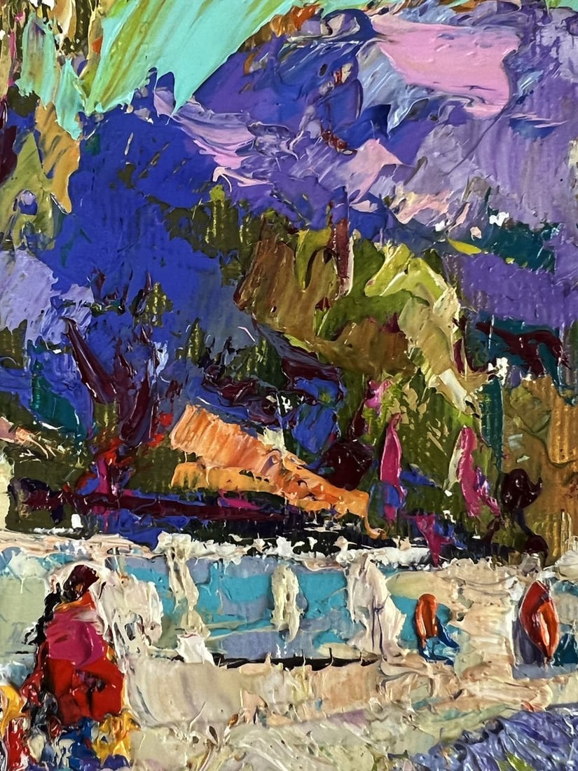 Oil painting Morning Coolness in the Village Oleksiy Ivanyuk - 8