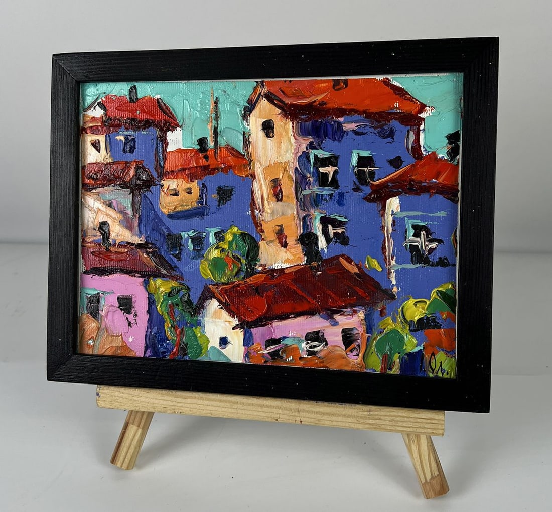 Oil painting Life in the Morning City Oleksiy Ivanyuk - 2