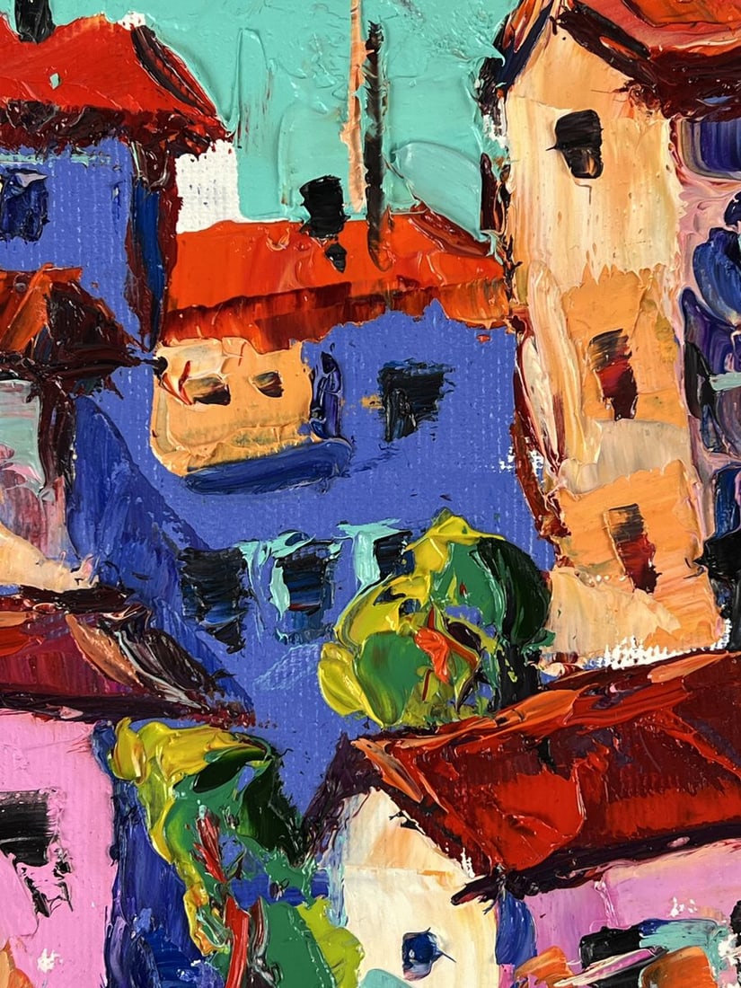 Oil painting Life in the Morning City Oleksiy Ivanyuk - 4