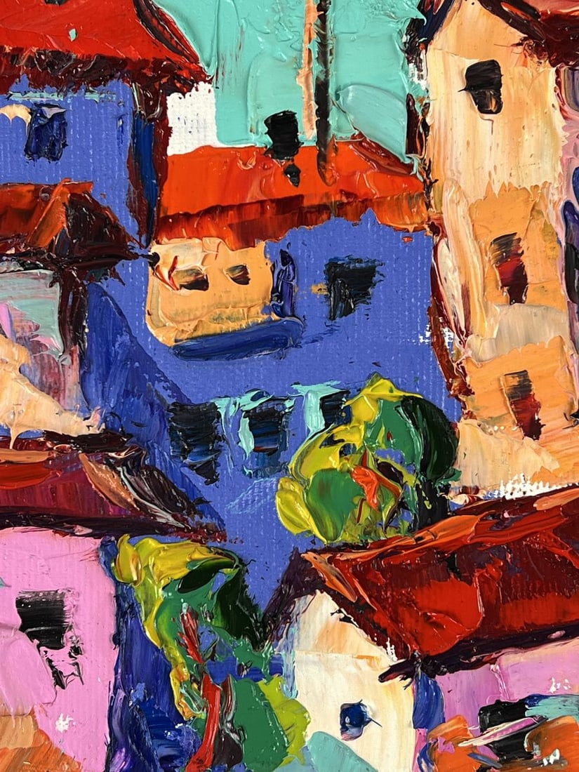 Oil painting Life in the Morning City Oleksiy Ivanyuk - 5
