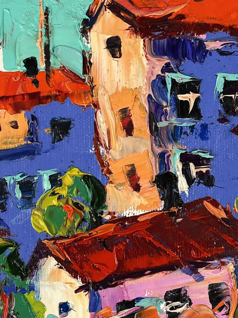 Oil painting Life in the Morning City Oleksiy Ivanyuk - 6