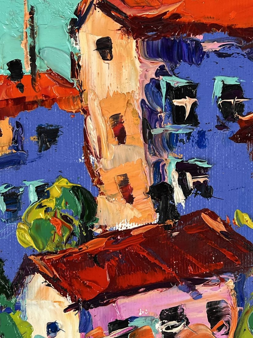 Oil painting Life in the Morning City Oleksiy Ivanyuk - 7