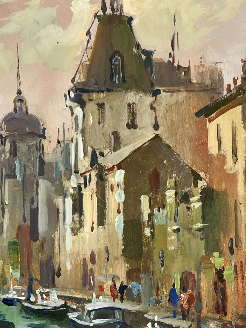 Oil painting Sunset in Tranquil Venice Yuriy Suprunchuk - 6