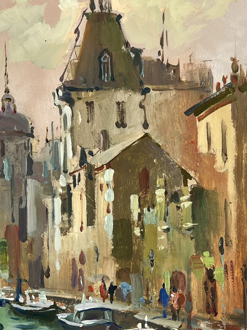 Oil painting Sunset in Tranquil Venice Yuriy Suprunchuk - 7